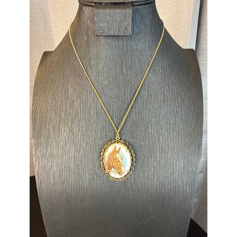 Vintage Horse Head Cameo